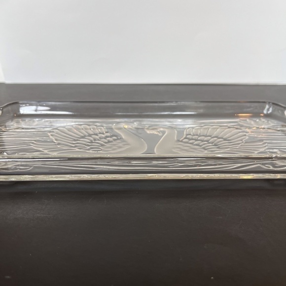 Walther-Glas Crystal Swan Tray (Vintage, 1960s) - Picture 8 of 15